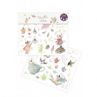 STICKERS PHOSPHORESCENTS IL ÉTAIT UNE FOIS MOULIN ROTY