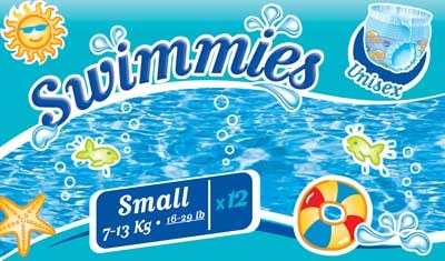 COUCHES PISCINE SWIMMIES BEBE CASH 7-13 kg