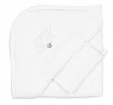 SORTIE DE BAIN + GANT MONOGRAMME TARTINE ET CHOCOLAT