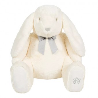 PELUCHE CONSTANT LE LAPIN blanc 60 cm TARTINE ET CHOCOLAT