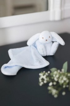 PELUCHE LAPIN DOUDOU AUGUSTIN TARTINE ET CHOCOLAT 12 CMS