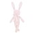 PELUCHE AUGUSTIN LE LAPIN TARTINE ET CHOCOLAT tout doux rose pâle