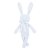 PELUCHE AUGUSTIN LE LAPIN TARTINE ET CHOCOLAT tout doux bleu ciel