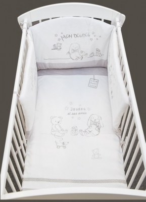 Tour De Lit Lapin Blanc Les Chatounets Momentbebe