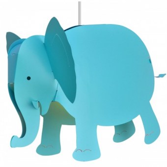 SUSPENSION ÉLÉPHANT TURQUOISE R&M COUDERT