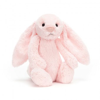 Peluche lapin rose - Blush Medium