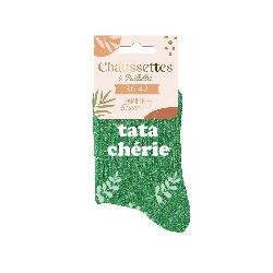 Chaussette paillette tata chérie 