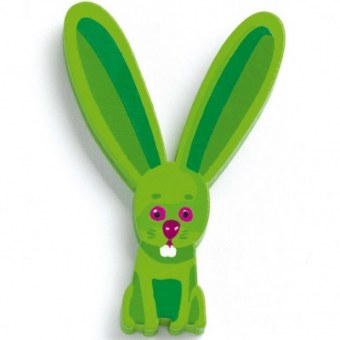 LETTRE Y EN BOIS LAPIN ACHILLE DJECO