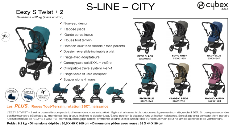 poussette cybex twist 2